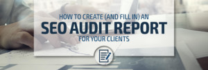 SEO audit report