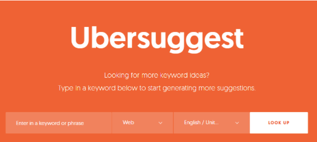 Spot Keyword, Ubersuggest 