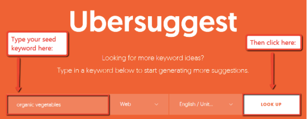 Spot Keyword, ubersuggest