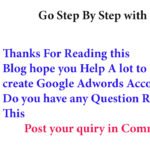 HOW TO CREATE GOOGLE ADWORDS ACCOUNT