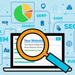 SEO Concept with Laptop and Icons