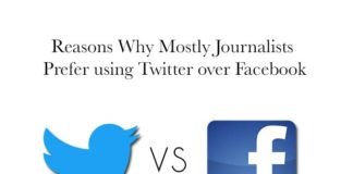 Reasons why mostly journalists prefer using twitter over Facebook journalists